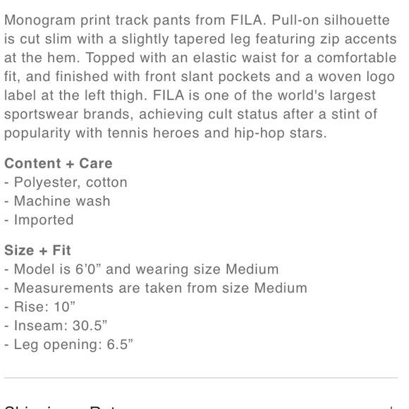 FILA Urban Outfitters Track Pants - Picture 12 of 12